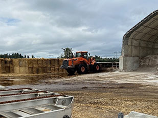 loader in yard